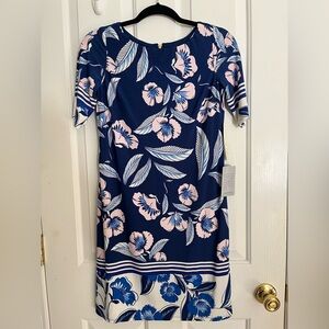 Eliza J florals dress.